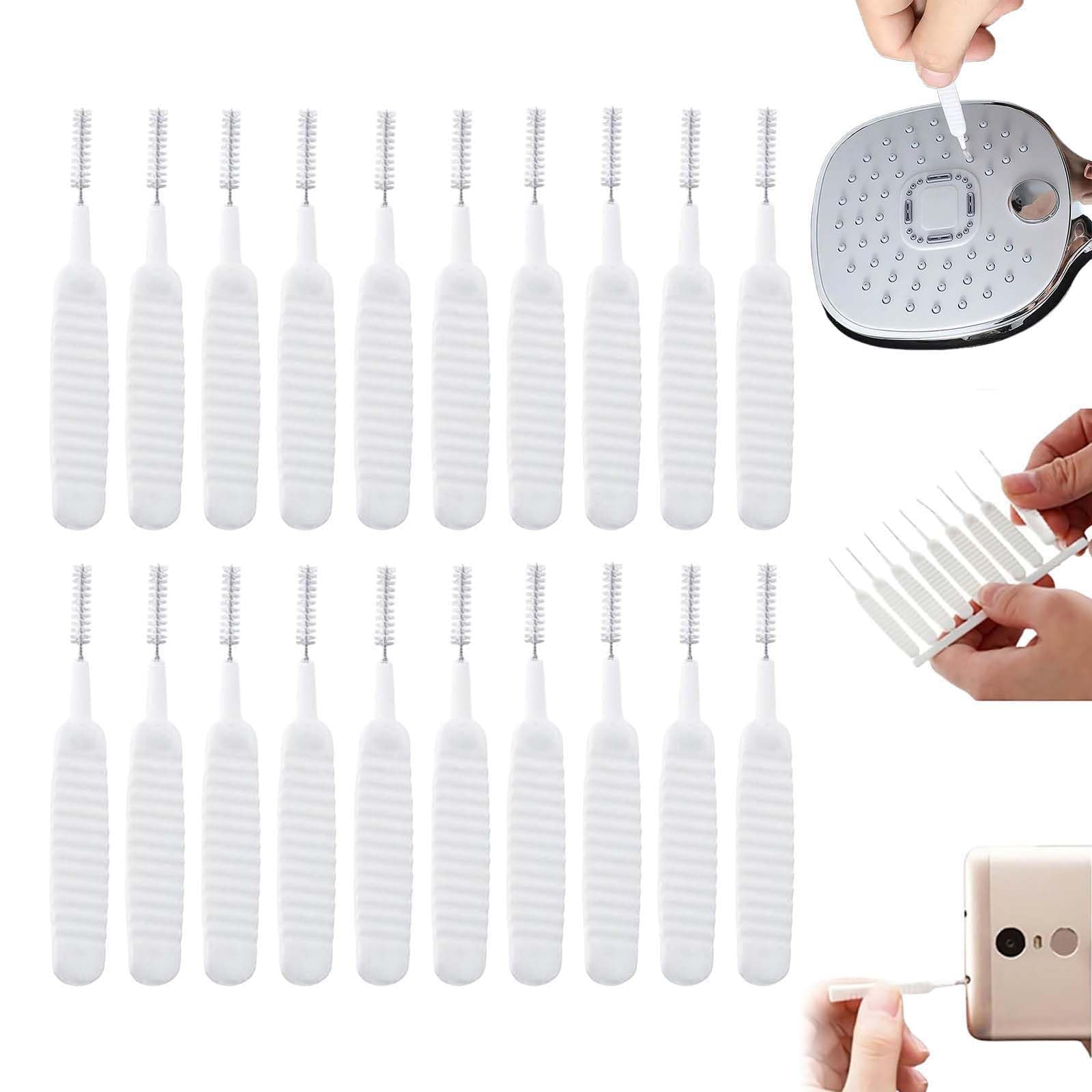 Upgrade Shower Head Cleaning Brush Gap Hole Anti-Clogging Cleaning Brush Shower Head Cleaner Picks Brush Tiny Cleaning Brush