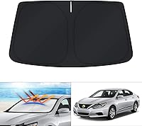 Vista 225 de KUST Parasol para parabrisas para BMW X1 F48 2016, 2017, 2018, 2019, 2020, 2021, 2022, accesorios de ajuste personalizado, parasol plegable