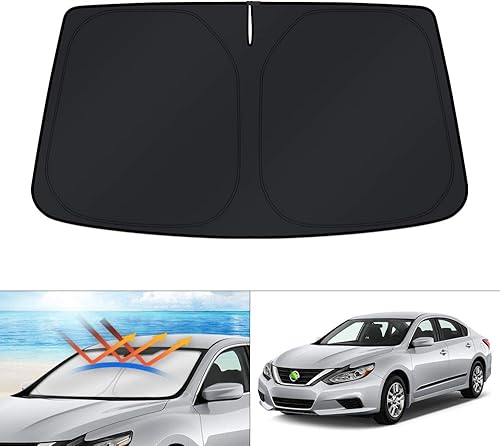 Miniatura 137 de KUST Parasol para parabrisas para BMW X5 2014 2015 2016 2017 2018, accesorios de ajuste personalizado, protector de visera solar plegable, bloquea