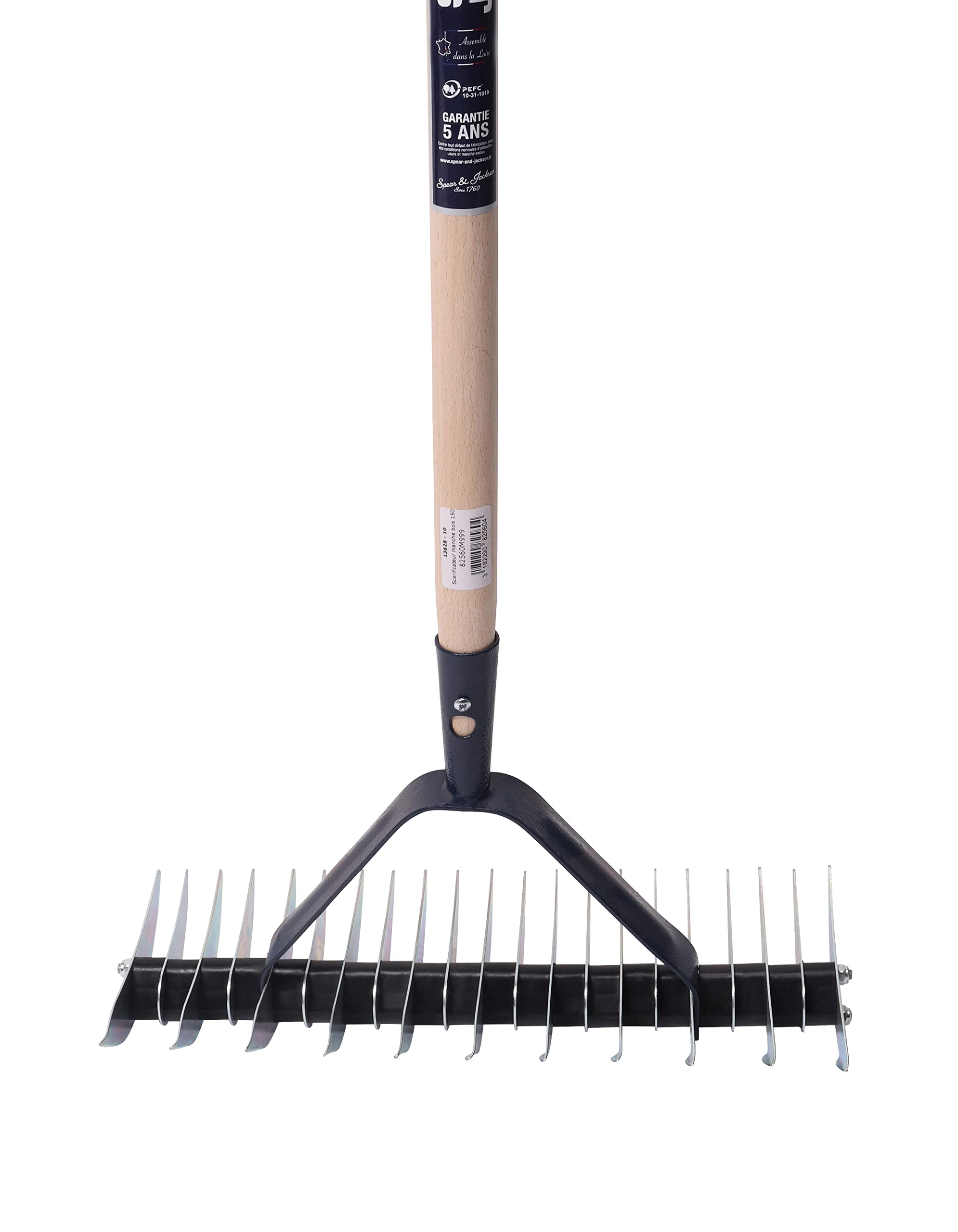 Spear & Jackson 82560 Scarificateur Double denture emmanché Vert