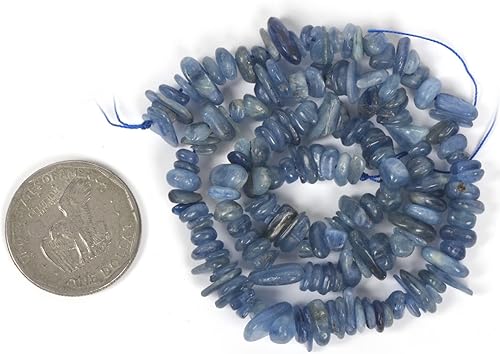 Miniatura 3 de Cuentas sueltas de cianita natural de 6 a 0.472 in para hacer joyas, manualidades, 16 pulgadas