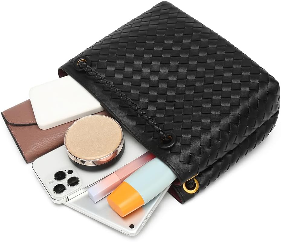 Luxury Handwoven Handbag Crossbody Tote Bag for Women, Trendy Shoulder Bag, Versatile Fashion Accessory - Image 4