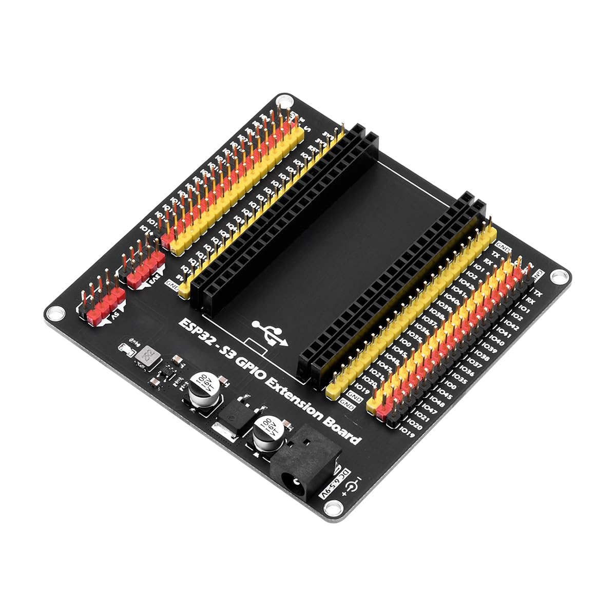 Diymore Scheda di Espansione per ESP32 S3 GPIO per la Scheda di Sviluppo per ESP32 S3 Breakout Board per ESP32 S3 per ESP32 S3 DevKitC 1(44 Pin）