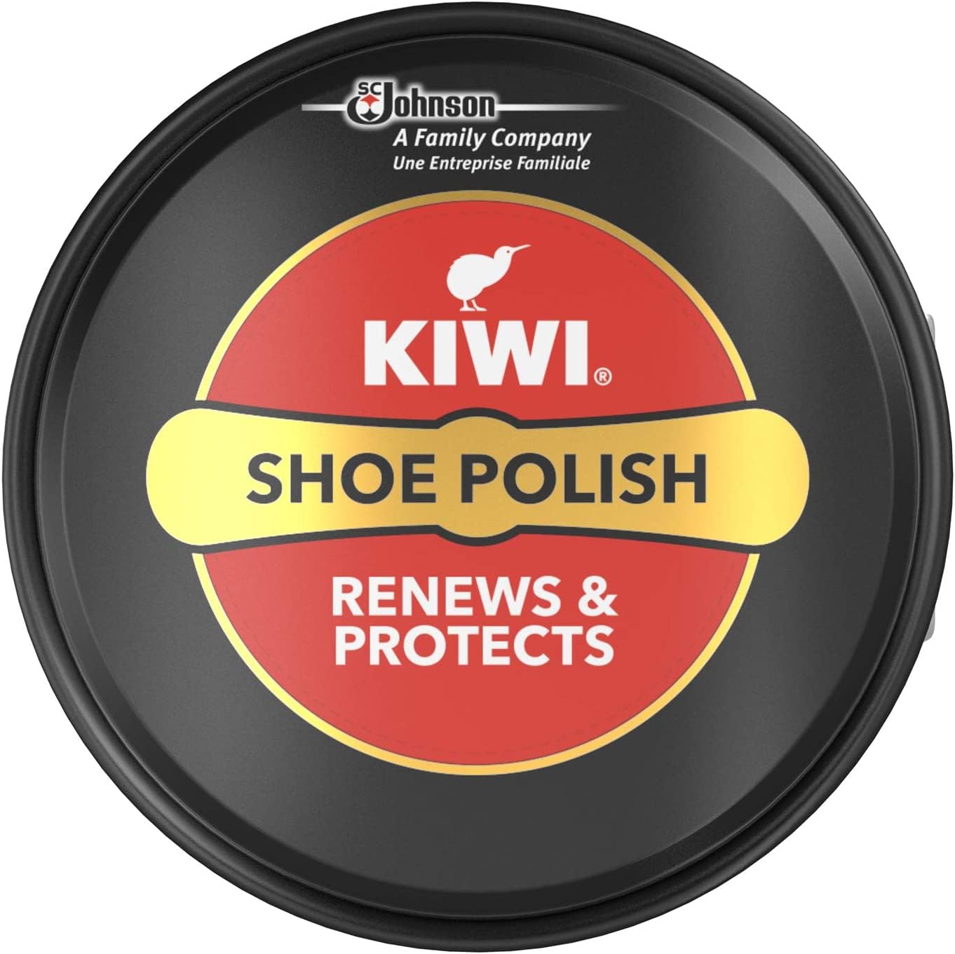 GroceriesRus Kiwi pasta do butów czarna 50 ml - Shine and Protect - opakowanie 6 sztuk, Czarny, Rozmiar Uniwersalny