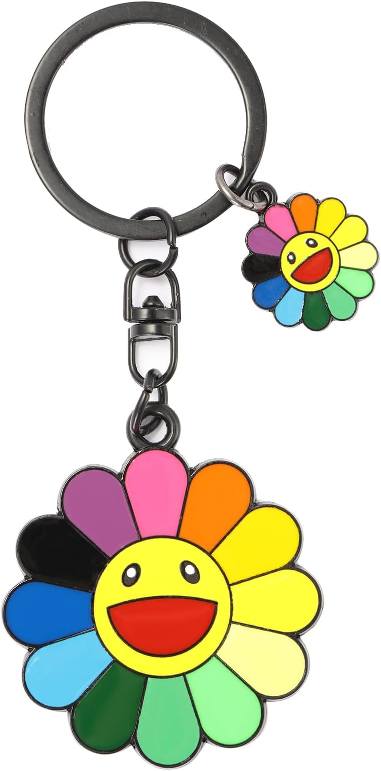 Smile KeyChain,Car KeyChain, KeyChains Keyrings For Women girl,Backpack/fashion Bag/Purse Charm