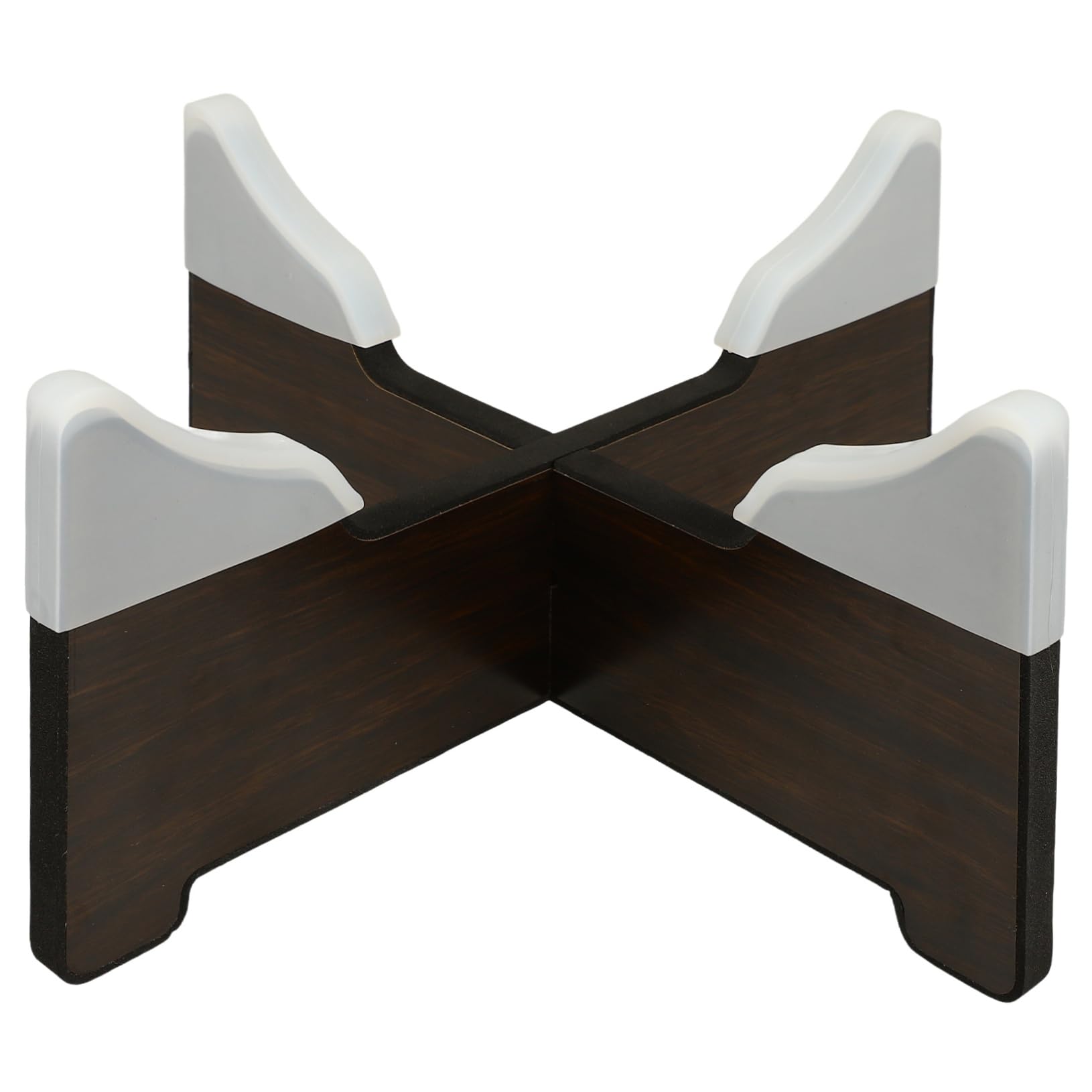 Mikinona support de handpan Support de à langue Support de sécurisé à langue en acier présentoir en bois étagère au sol support de plancher de de langue Char