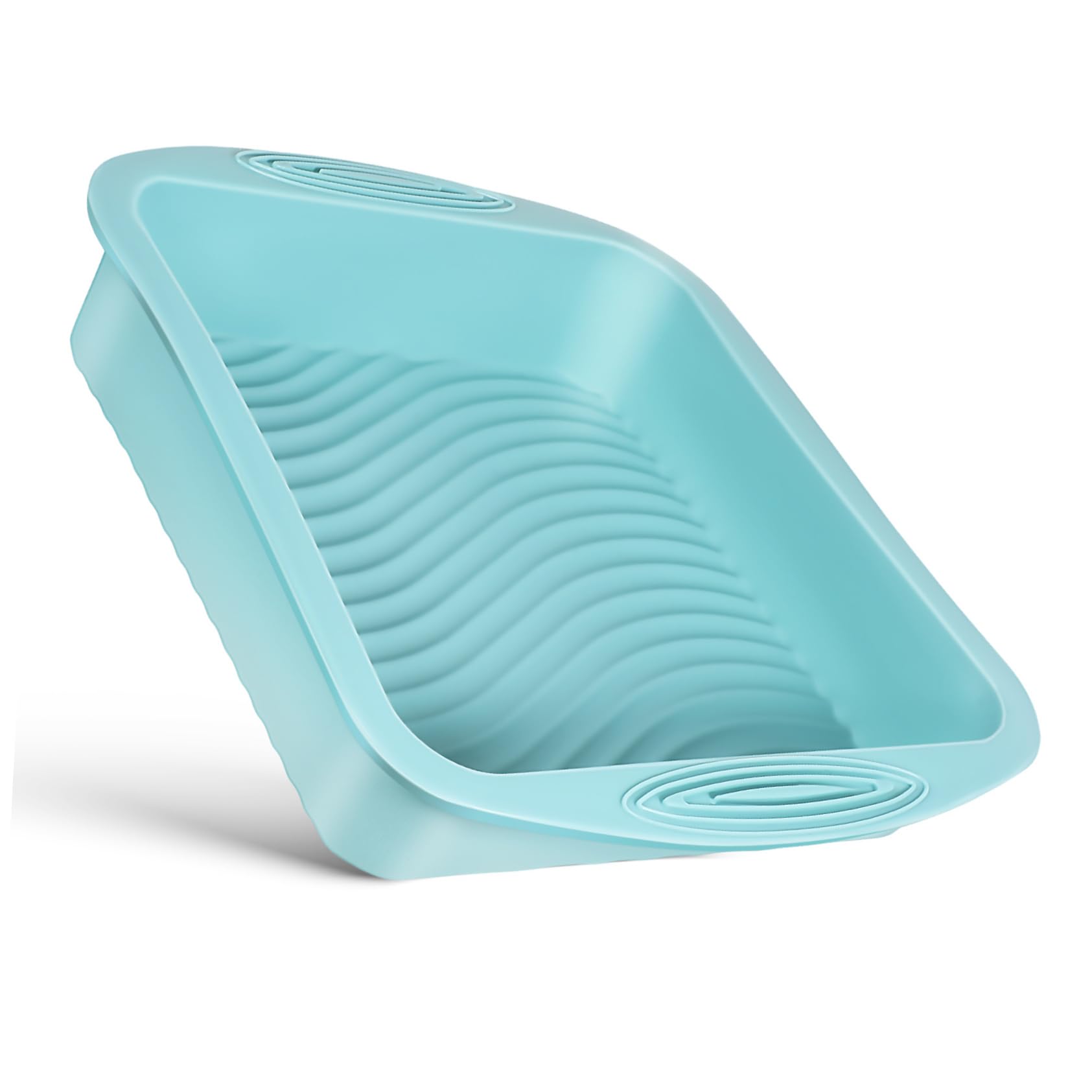 NAMOARLY Non-stick Silicone Baking Pan Square Cake Tin Baking Tray for Bread Muffins Toast Heat Conductive