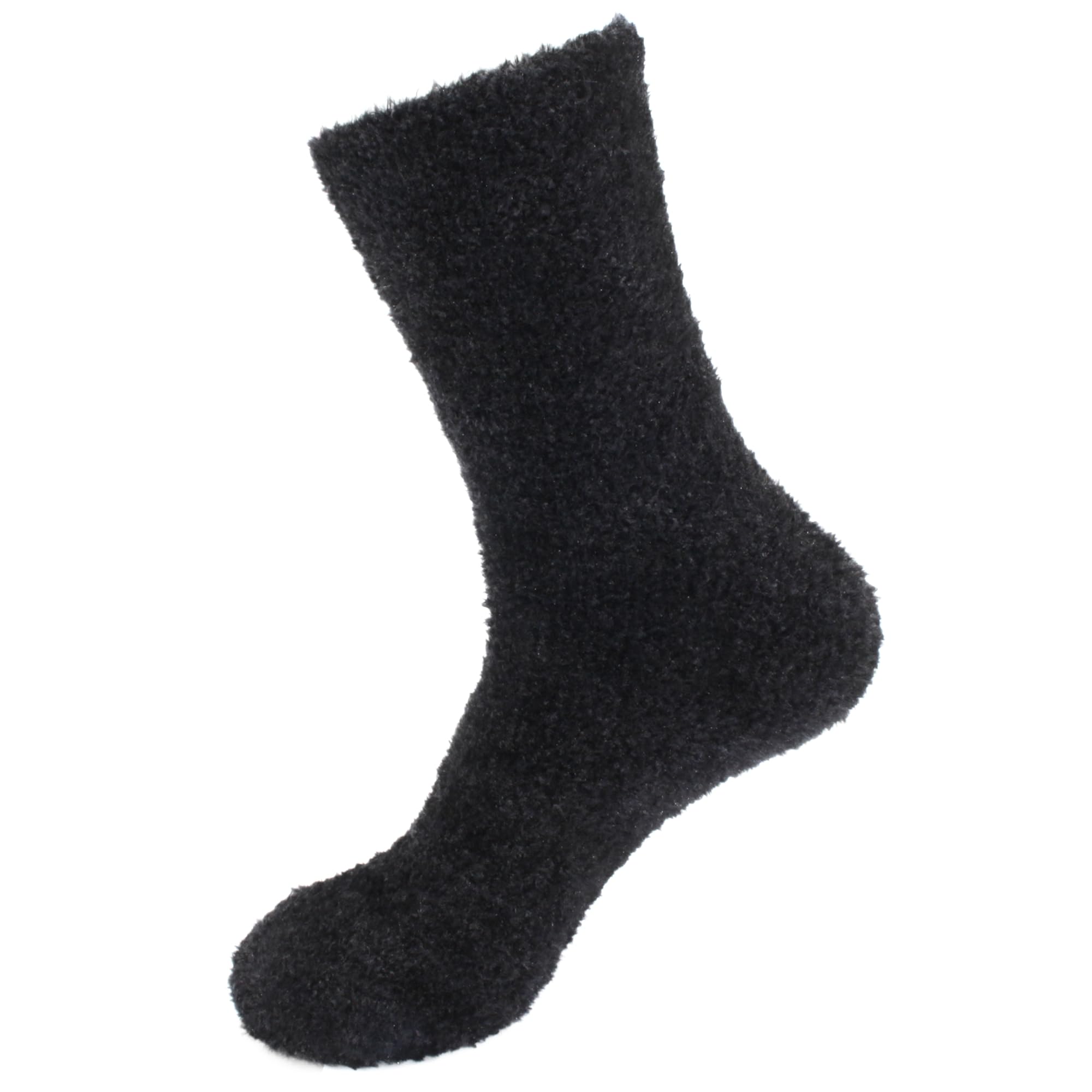 BambooMN Women's Soft Fuzzy Home Socks - Everyday Comfort - 1 Pair