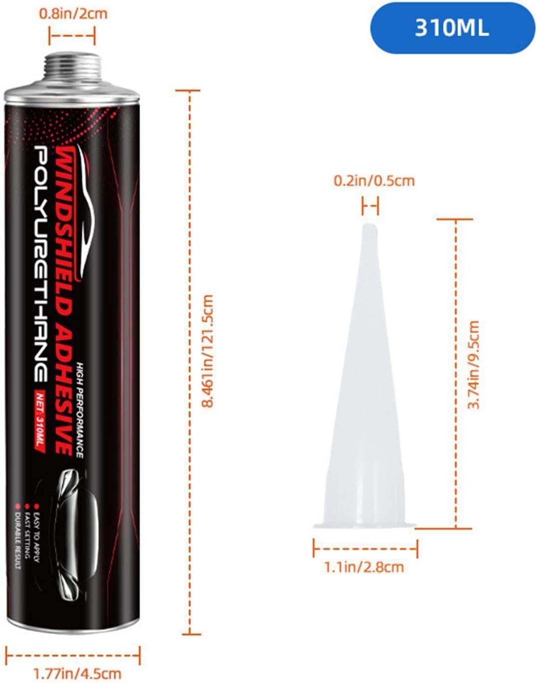 Windshield Adhesive 310ml Window Repair Bonding Sealant
