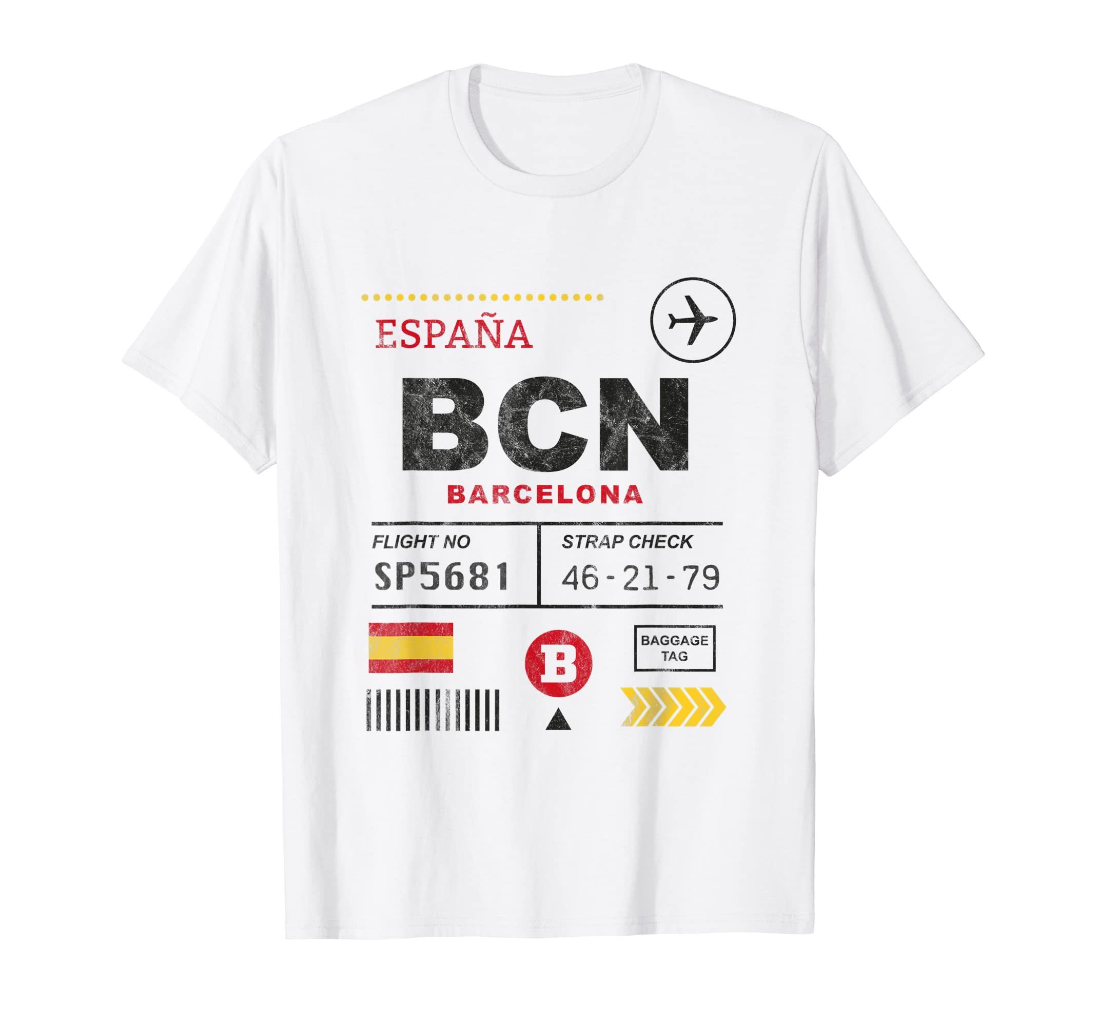 Airport Tag - Barcelona T-Shirt