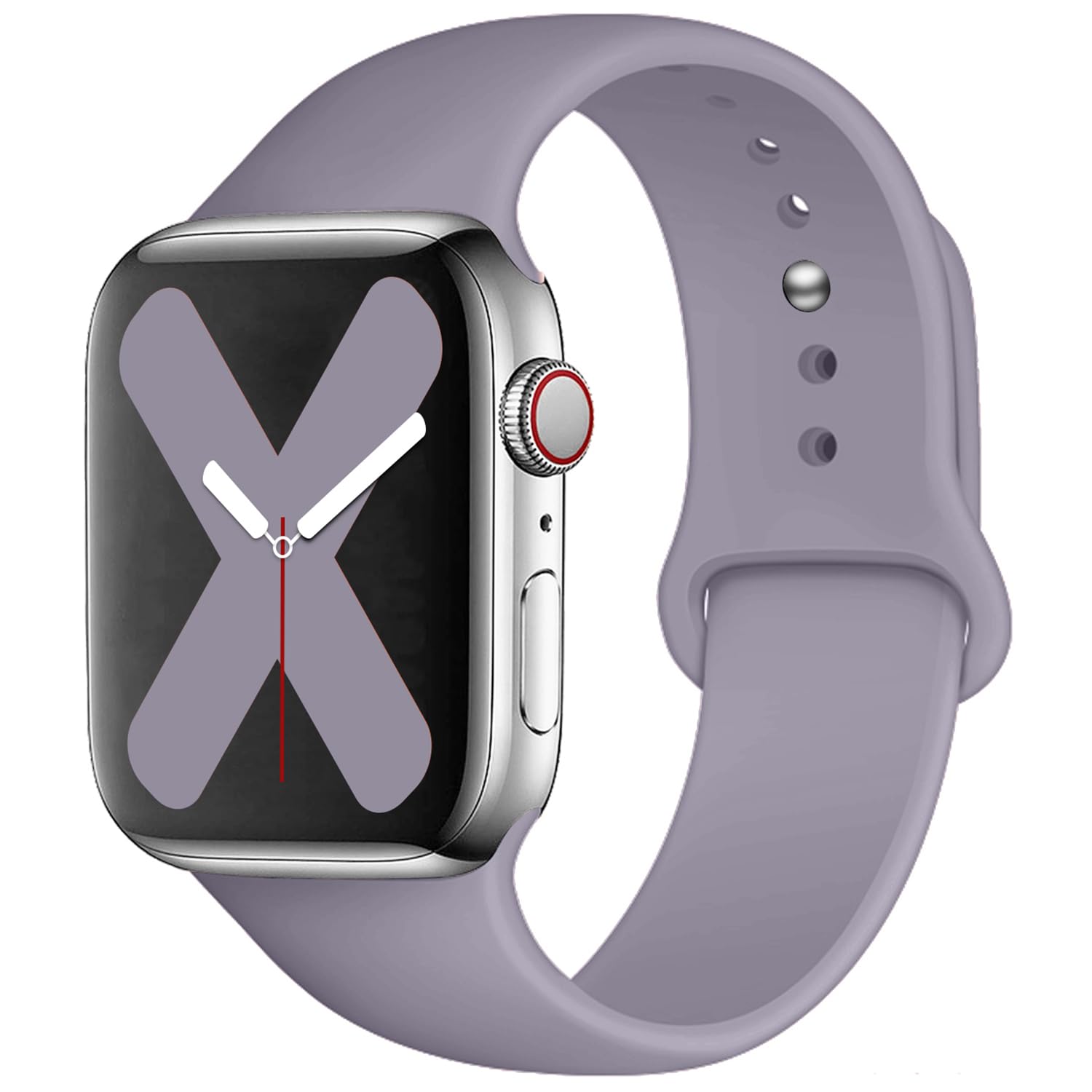 Saucyi Compatible with Apple Watch Band 41mm 40mm 38mm 49mm 45mm 44mm 42mm,Soft Silicone Sport Band Replacement Strap with Classic Clasp for iWatch Series 8 7 6 5 4 3 2 1 SE