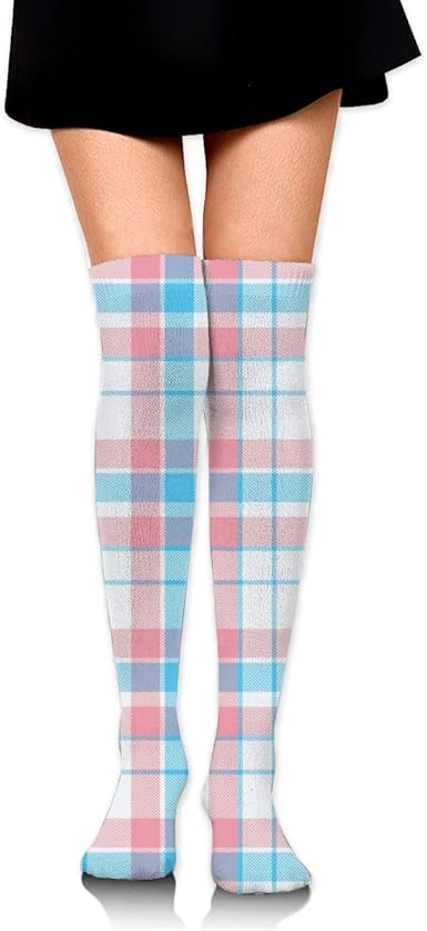 Plaid thigh high socks Clearance