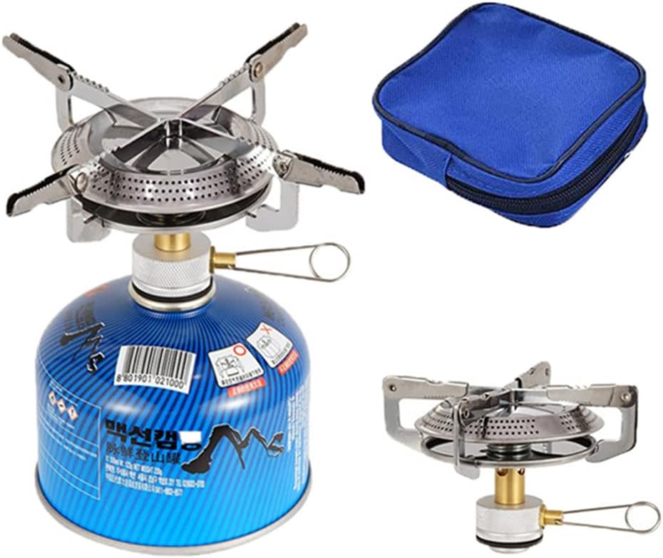 CXING Portable Camping Gas Stove, Mini Folding Burner, Titanium Cookware Set for Outdoor Picnic BBQ, Cooker (No Tank