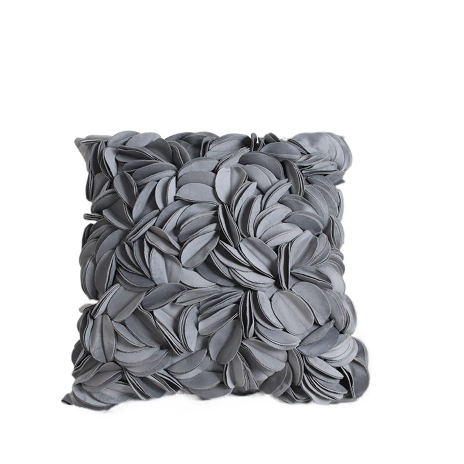 LCKKJHG Velvet Embroidered Flower Pillowcase Office Sofa Bed Headrest Cushion Home Decor Back Support Pillow(Color-16)