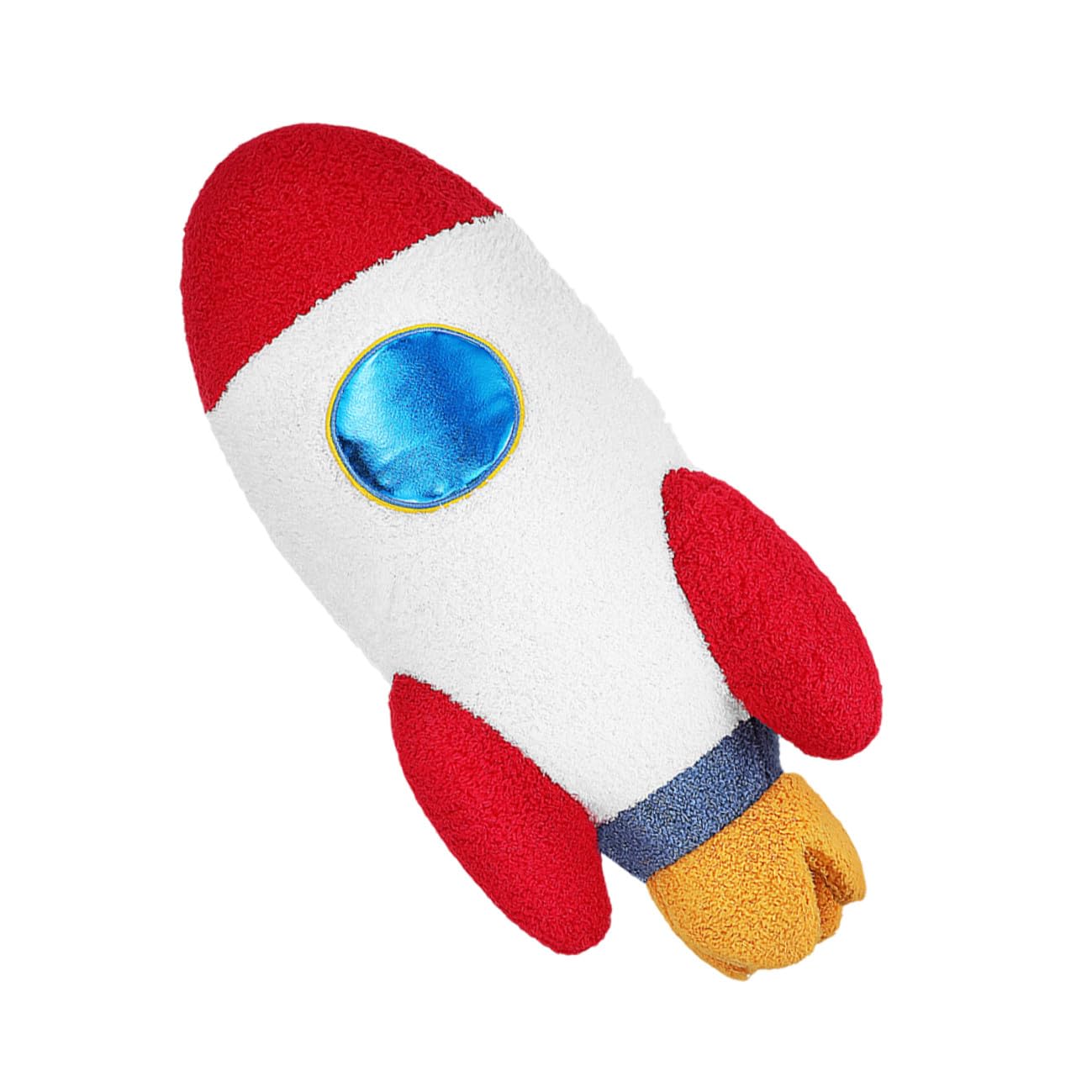 Coussin de fusée doux peluche spatiale en coton pour chambre garçon et fille