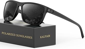 KALIYADI Mens-Sunglasses Polarized Sunglasses Men Classic Sun Glasses with UV400 Protection for Driving Fishing Golf