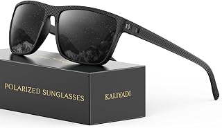 KALIYADI Mens-Sunglasses Polarized Sunglasses Men: Classic Sun Glasses with UV400 Protection for Driving Fishing Golf