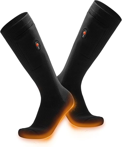 ORORO Heated Socks for Men Women, Rechargeable Electric Socks for Cold Feet ORORO Heated Socks for Men Women, Rechargeable Electric Socks for Cold Feet