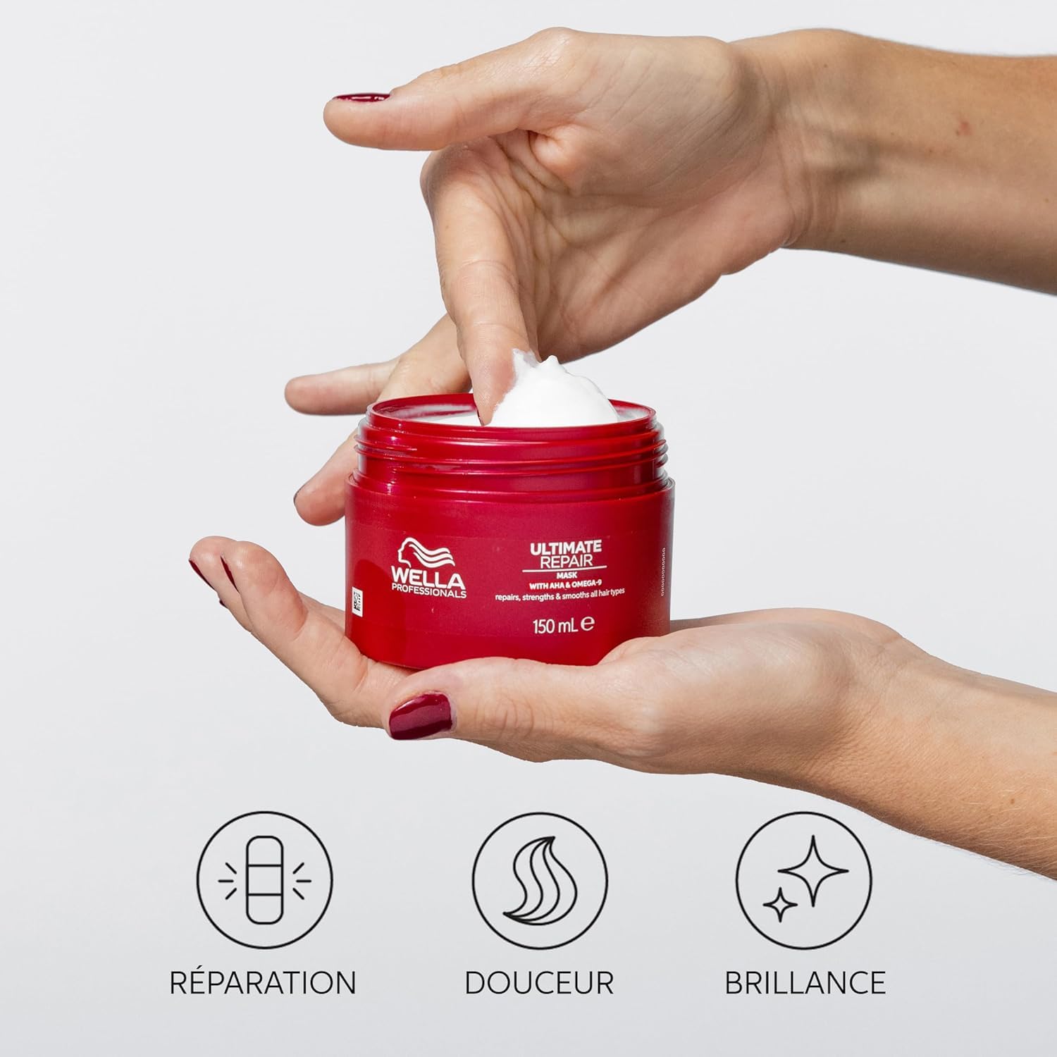 Wella Professionals ULTIMATE REPAIR Après-shampooing nourrissant pour cheveux abîmés + Miracle Conditioner, soin réparateur sans rinçage pour cheveux abîmés 200 ml + 30 ml