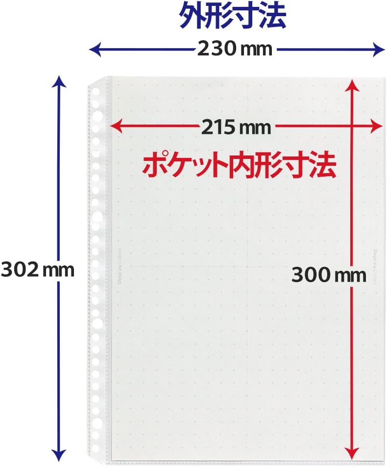 On monotone RE-141DP MONO 89417 plus deja vu Colors replacement refill (1 4.32 pocket hole) 10 sheets (japan import)
