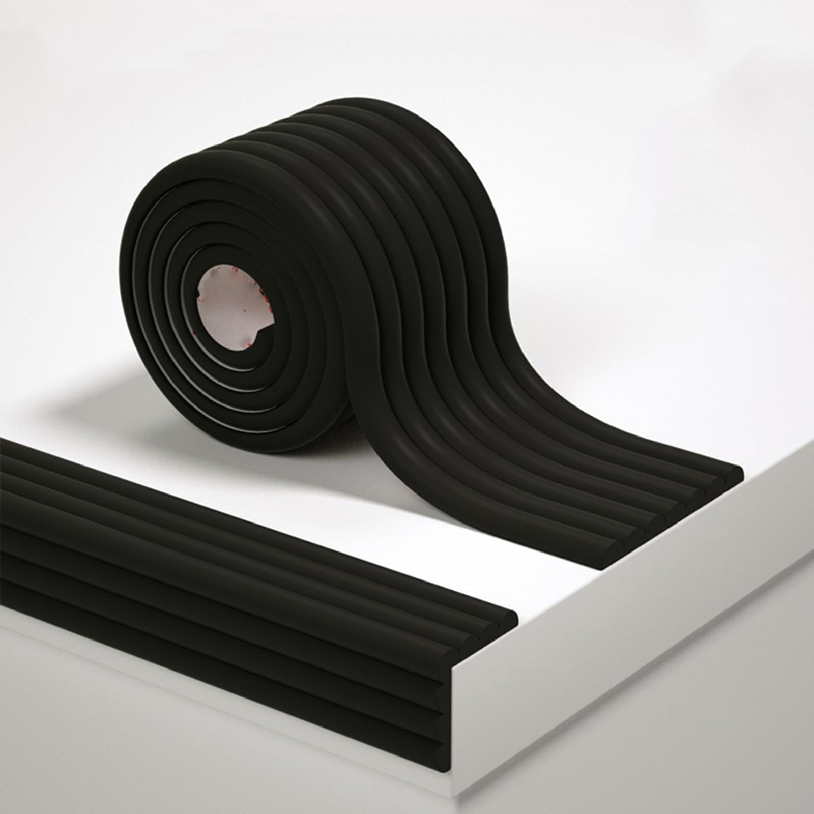 Protector de Bordes para mesas, Absorción y Fuerte unión Adhesiva for garantizar una protección confiable for Las Esquinas de la Mesa(Black,80mm*10m)