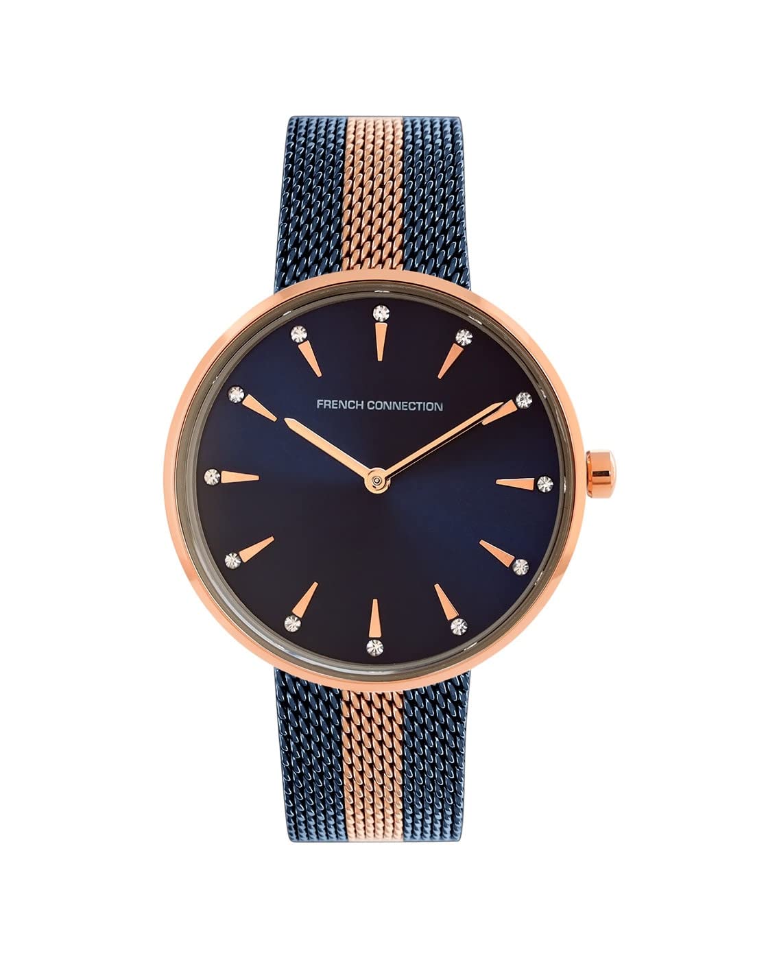 French Connection Stainless Steel Analog Blue Dial Womens Watch-Fcl22-C, Band_Metallic (B0BGJ9ZLZK) Amazon Price History, Amazon Price Tracker
