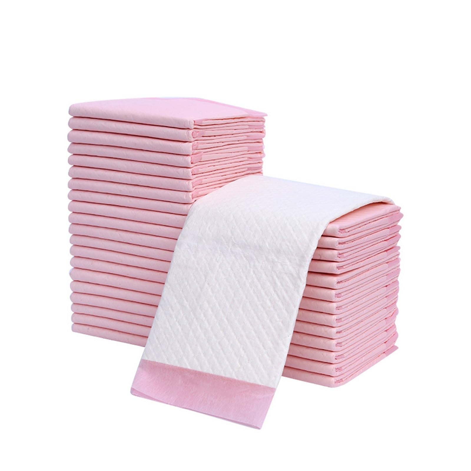Coussinets désodorisants épais tapis d'apprentissage chiot rose