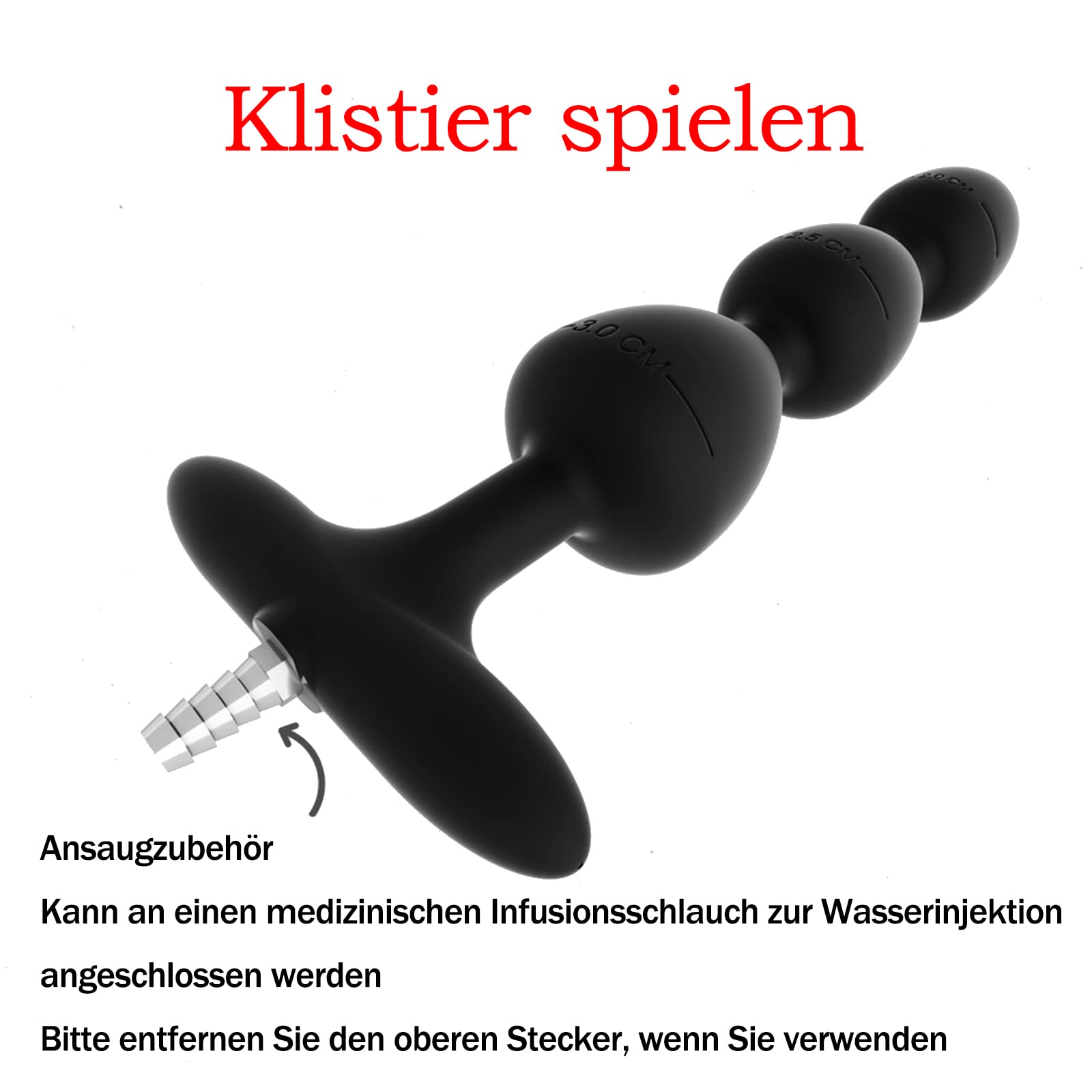 Perline Anali Catena Anale Plug Anale In Silicone Butt Plug Dildo Anale Con Sfere Intercambiabili Stimolazione Della Prostata Masturbatore Dell'ano Giocattolo Sessuale