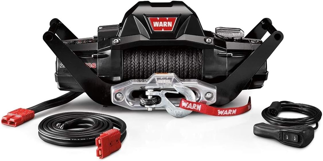 104179 Zeon 10-S Multi-Mount Portable Winch Kit with Spydura Synthetic Rope - 10,000 lb Capacity