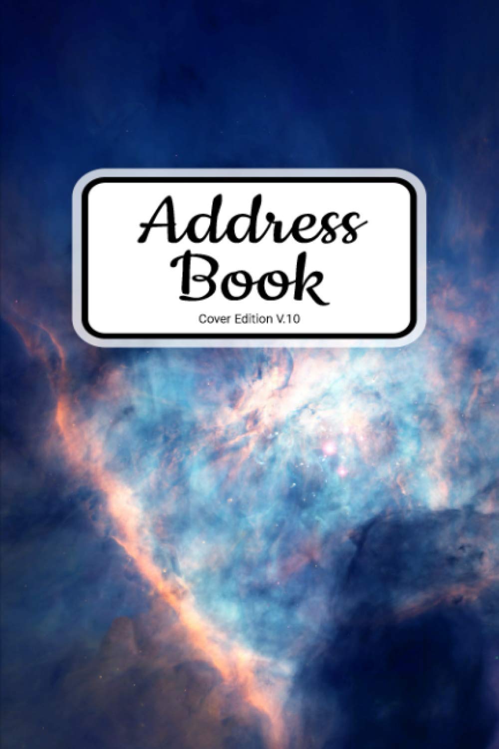Address Book, Cover Edition V.10 Pretty Design, Tabbed in Alphabetical Order, Perfect for
