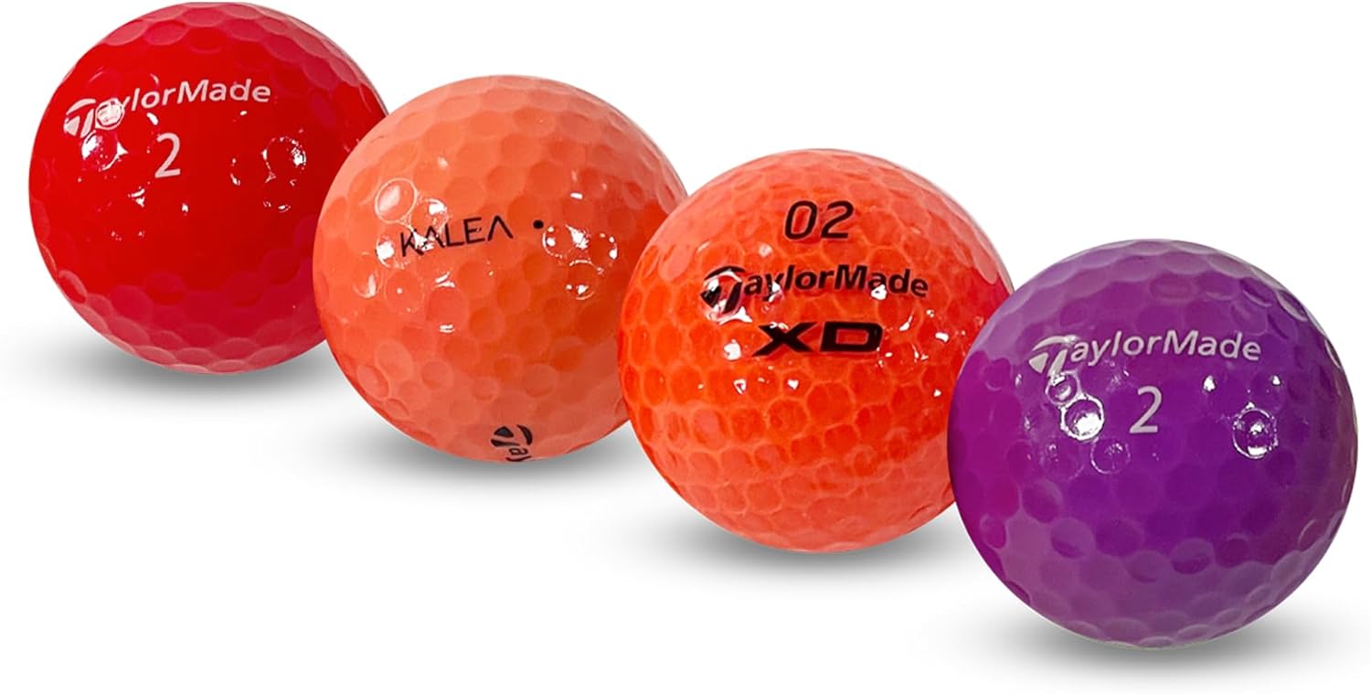 Used and Recycled for Taylormade Mix Mint 5A (White & Yellow) (24 & 48) Golf Balls Mesh Bag Included