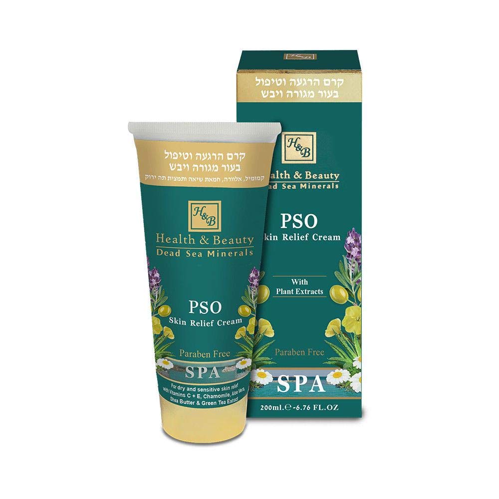 Dead Sea Minerals Anti Psoriasis Set – Psor Soap + Pso Skin Relief Cream with Dead Sea Minerals, 2 Pack