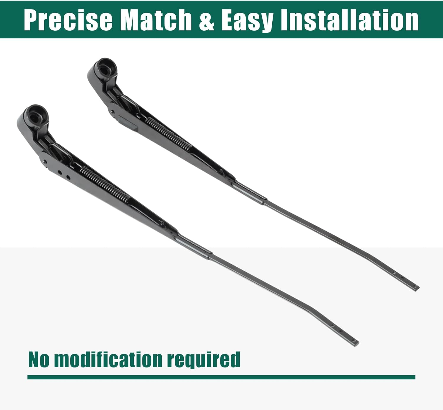 YUXIVCNE 85210-89102 85190-89132 Front Windshield Wiper Arm Compatible with Toyota 4Runner Pickup 1984 1985 1986 1987 1988, Replace 42857 42858 Left Driver & Right Passenger 1 Pair