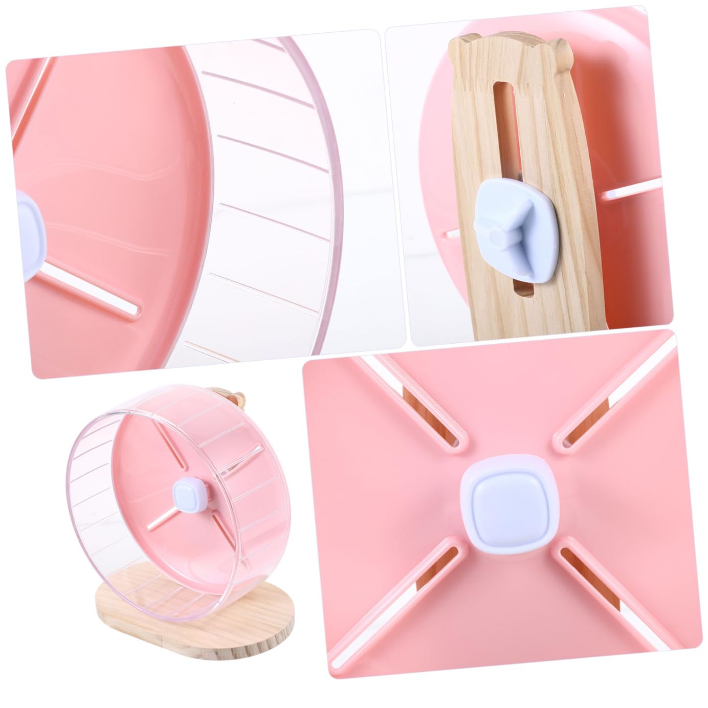 Toyvian Roue Silencieuse pour Hamster Roue pour Chinchilla pour Hérisson Accessoire pour Cage