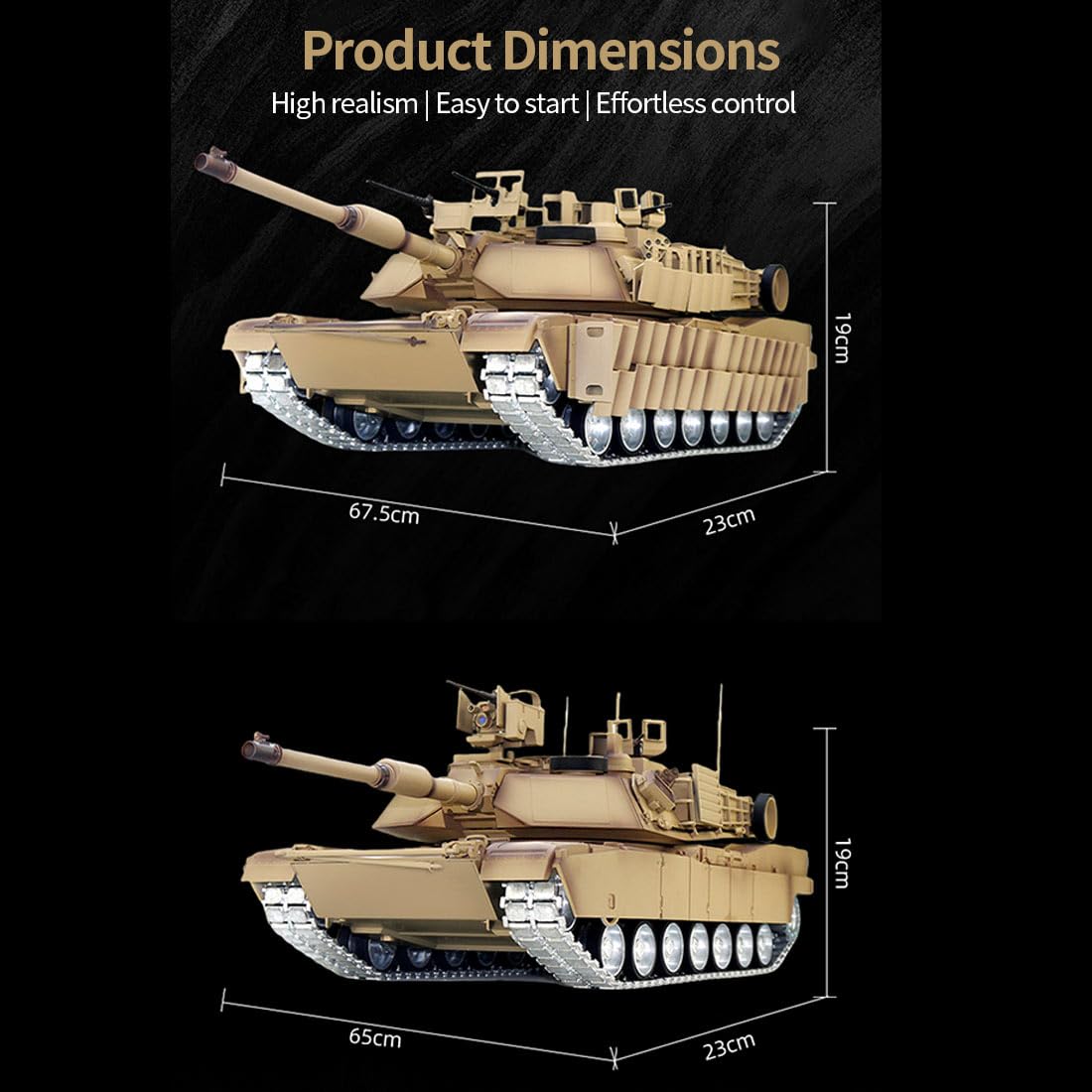 Model czołgu w skali 1/16 USA M1A2 SEP V2 RC, model czołgu głównego 2,4 G ze światłami dźwiękowymi i bitwą na podczerwień i piłkami wodnymi, model pojazdu wojskowego dla dorosłych