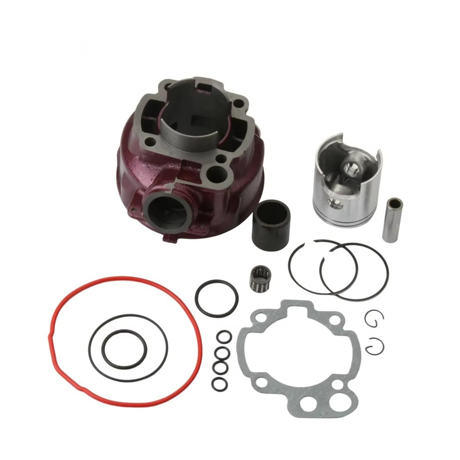 Cilindro PISTONE Per Beta 50 Per RR Alu Per Enduro Per Motard Per Pista Per RK6 50cc LC 2T Motore 49mm 90cc Kit Cilindro Big Bore E Testa Piston Ring