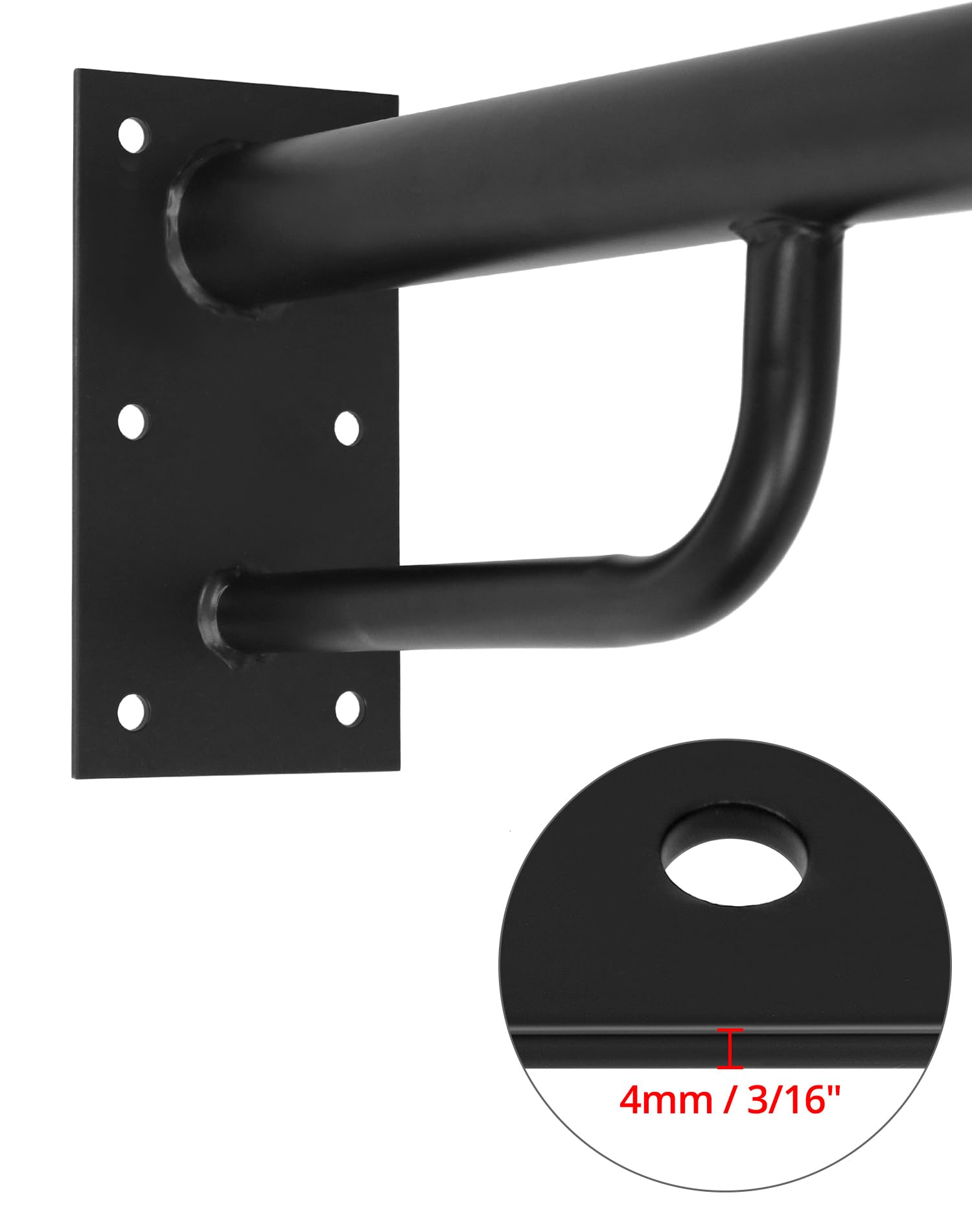 QWORK® Soporte para Saco de Boxeo de Acero Macizo, Ajustable 43-63 cm, Capacidad de Carga 150 kg