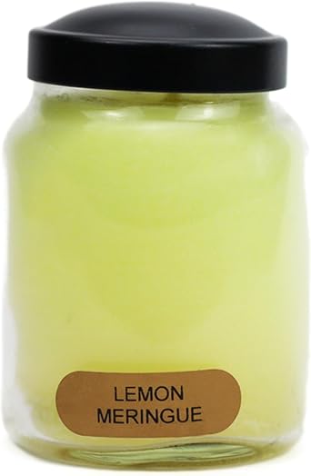 A Cheerful Giver - Lemon Meringue - 6oz Baby Scented Candle Jar with Lid - Keepers of The Light - 30 Hours of Burn Time, Gift for Women, Green