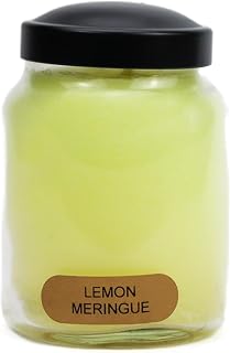 A Cheerful Giver - Lemon Meringue - 6oz Baby Scented Candle Jar with Lid - Keepers of The Light - 30 Hours of Burn Time, Gift for Women, Green