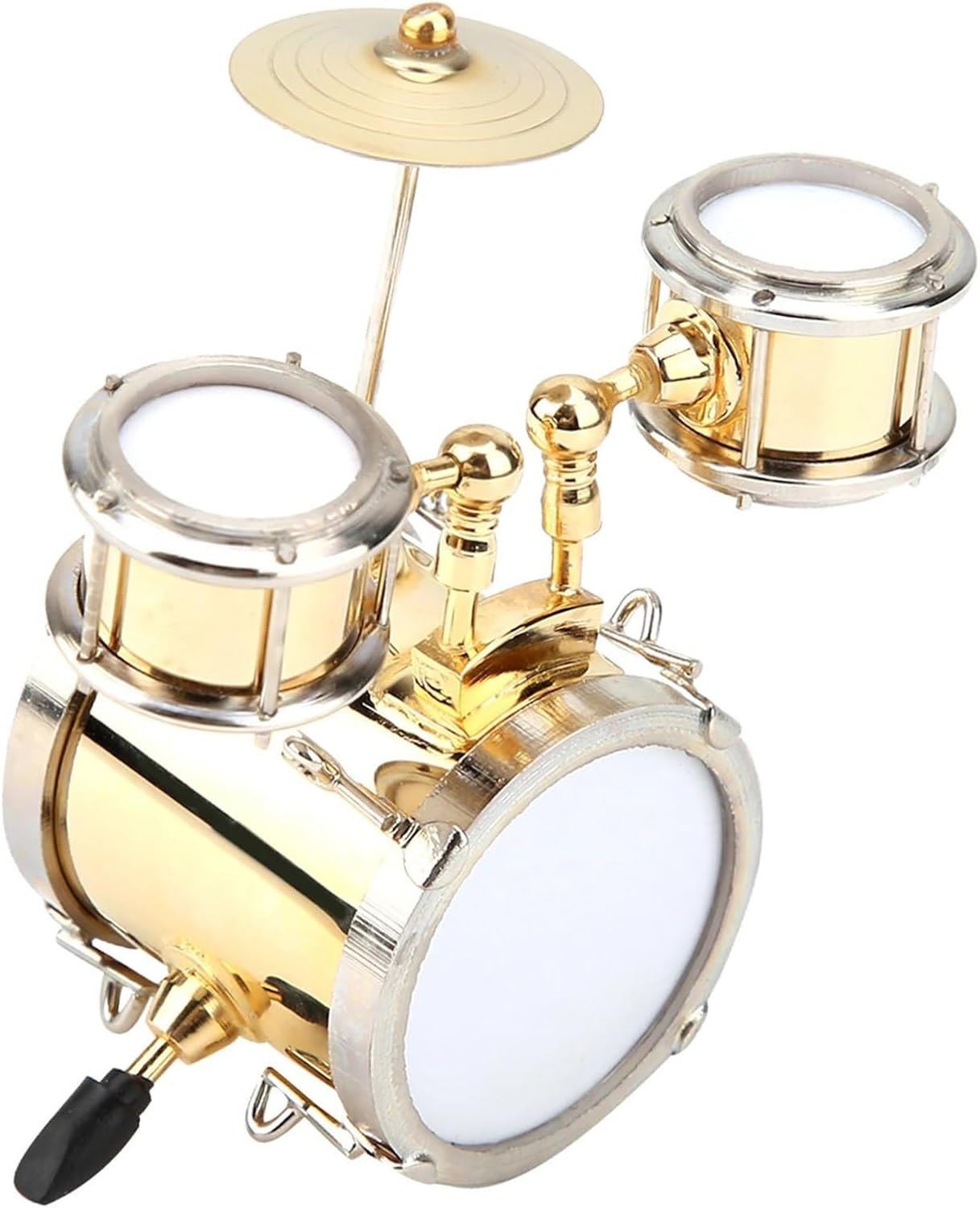 Grand Piano Ornaments Mini Drum Model Set Musical Instrument Ornament Brass