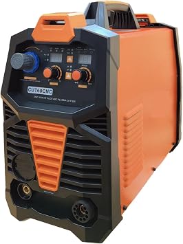 Plasma Cutting Machine Plasma Cutter CNC Non-HF Arc CUT60 CNC Plasma Cutter 110/220 60A IGBT Machine PT60/PTM60 Straight Torch Easy Cutting 25mm Suitable for Most Metal Cutting and Widely Used in