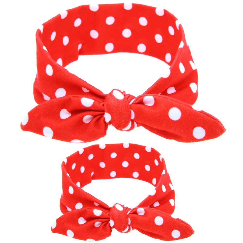 Mommy and Me Headband Set is Matching Headbands for Mother & Daughter, Gift for Mom & Baby Girl & Mom Headband Or Hairbands with Bunny Ears Headwrap for New Mom & Newborn Infant Toddle 12Pack/6sets