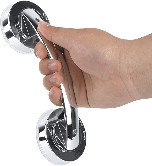 Suction Bathroom Grab Rails, Bath Handles Suction Shower Handles for Elderly Portable Mobility Aids Safety Handle for Bathroom, Children and Disability Aids
