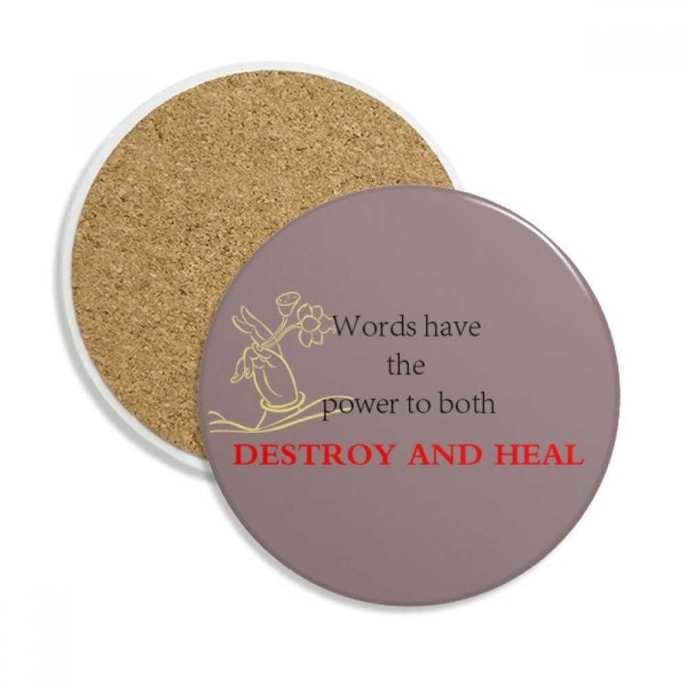 Coaster en céramique Bouddha 2pcs absorbant pour tasse