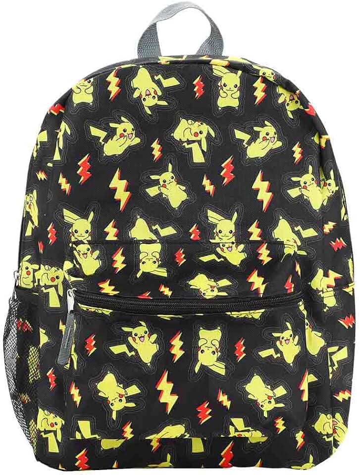 Bioworld 精靈寶可夢皮卡丘全身印花 16 吋背包