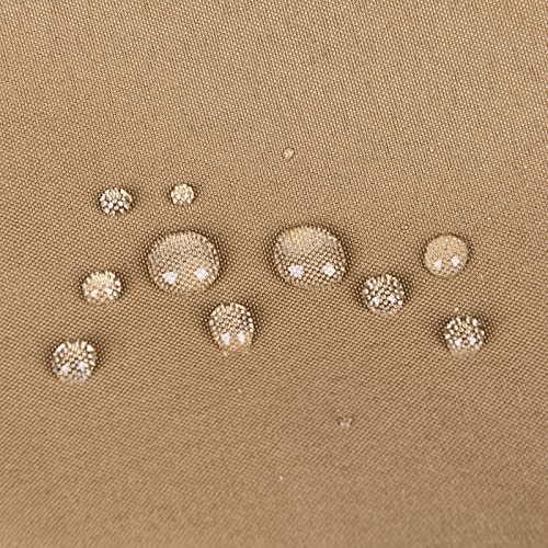 Gazebo Universal Replacement Privacy Curtain, 12'X12' Gazebo Curtains Outdoor Waterproof, 4-Panels Sidewall with Zipper for Patio, Garden and Backyard (Only Curtains, 12'X12', Beige) - Image 3