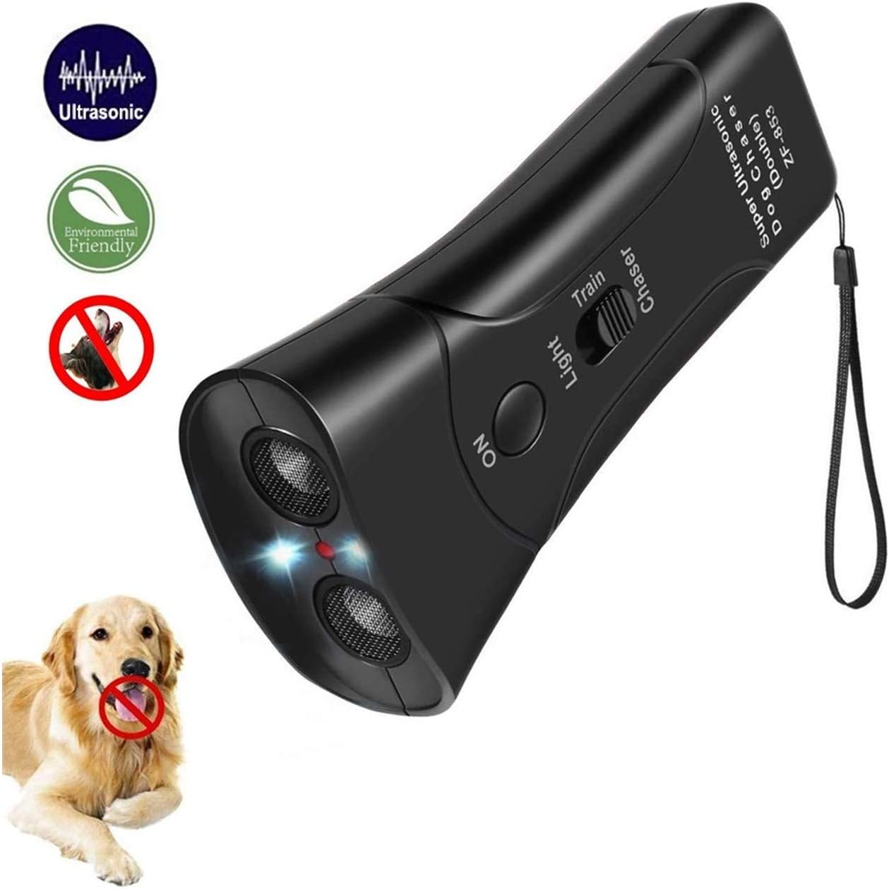 DOPQIEG DOPQIEG Ultrasonic Dog Repeller, Electronic Anti Barking Stop Bark