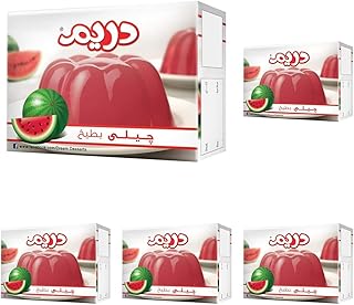 جيلي بنكهة البطيخ من دريم، 70 جم (5 عبوات)