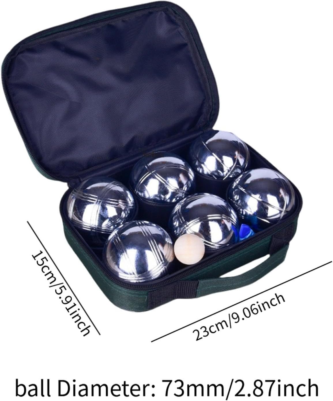 "Abbraccia" ボッチェボール ペタンク インタラクティブおもちゃ 芝生ゲーム 遊び場 庭 屋外用