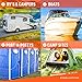 RV Toilet Paper, Septic Tank Safe-MADE IN THE USA- 8 Rolls,2-Ply 500 Sheets - Fast Dissolve Bath Tissue for Camping, Marine, RV Holding Tanks, Biodegradable - Firebelly Outfitters